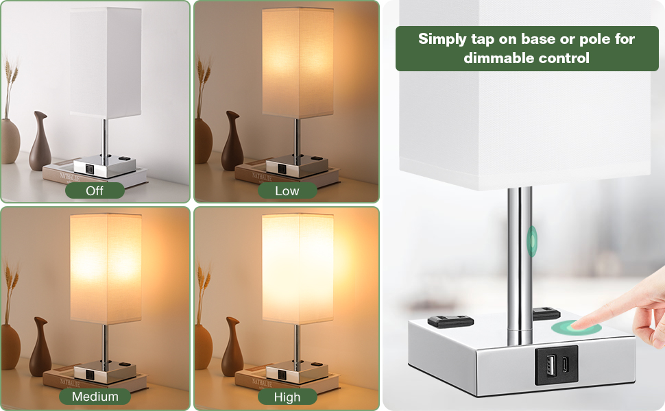 3-Way dimmable touch control
