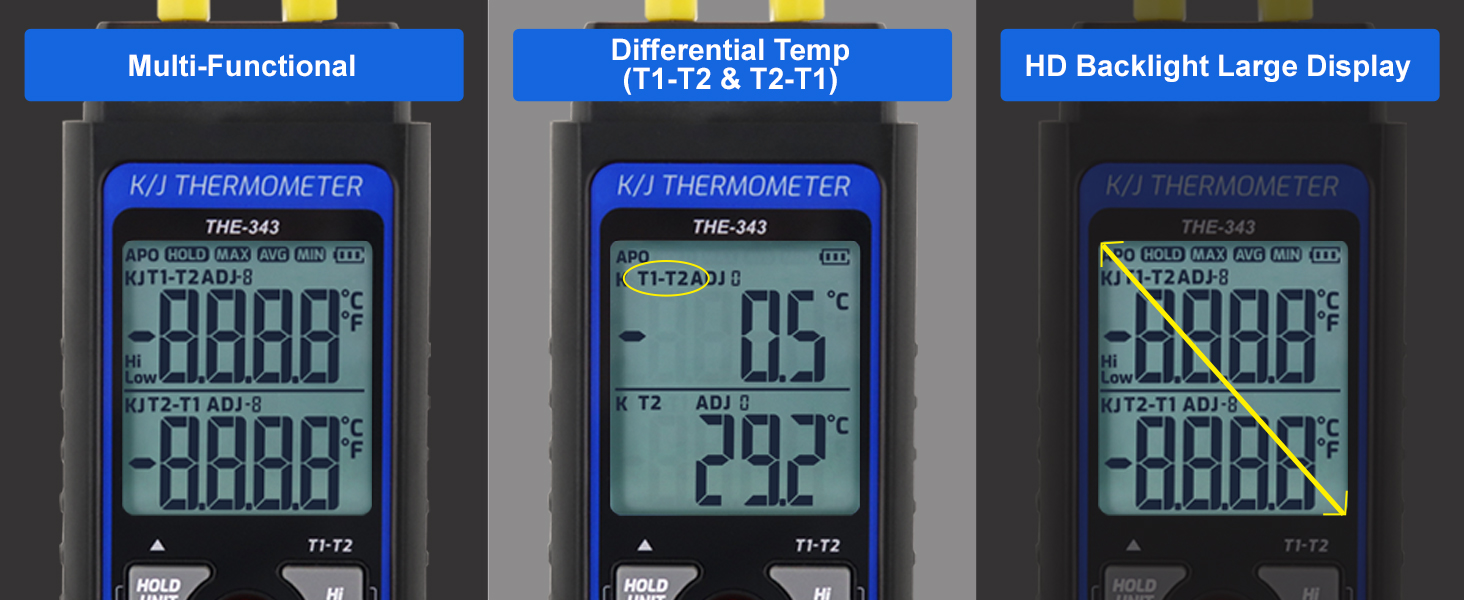 K Type Thermocouple Thermometer