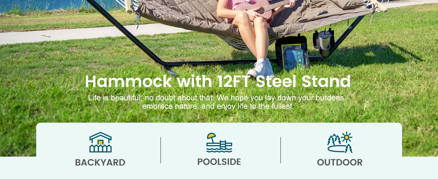 rope hammock with stand
