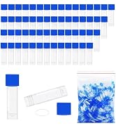 500pcs Sample Vials, 2ml Small Plastic vials w/Leak Proof Caps, 2ml Cryogenic Sample Vials Self-S...