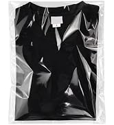 HUOJI 100 Count 9x12 self sealing Cellophane Bags, Resealable Clear Poly Bags for Clothes, Shirts...