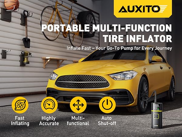 tire inflator portable air compressor