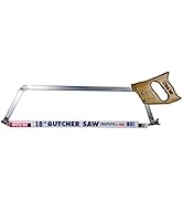 GreatNeck BUS18 Butcher Saw, 18 Inch | Meat Processing Saw – Cut Through Bone & Meat | Great for ...
