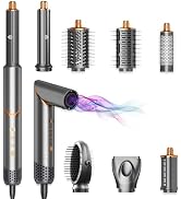 AVENHO 8 in 1 Hot Air Brush Hair Styler, High-Speed Hair Dryer Brush with Auto Wrap Curlers, Fold...