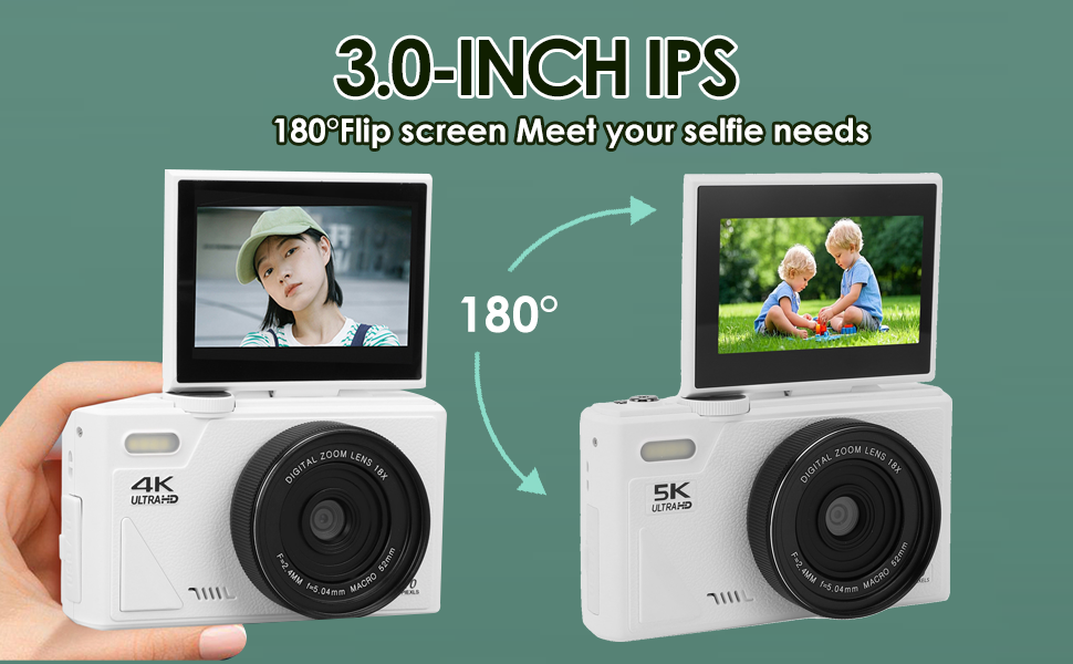 5K Digital Camera for Photography