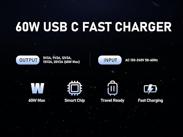 60W USB-C Fast Charger