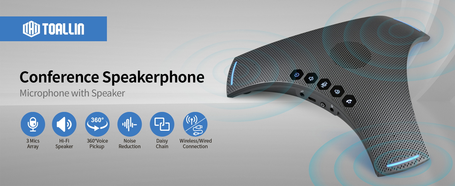 conference speakerphone speaker with microphone