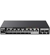 Tenda TEM2010X, 8 Port 2.5G Ethernet Switch Support VLAN & Static Link Aggregation, Unmanaged 2.5...