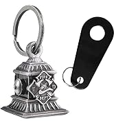 Motorcycle Bell for Bikers Women Men with Hanger, Biker Bell for Riders, Riding Bell for Good Luc...