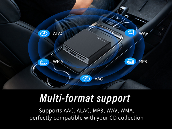 usb cd player for car