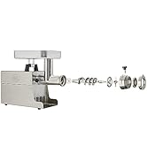 #8 Big Bite Dual Grind Adapter,Silver
