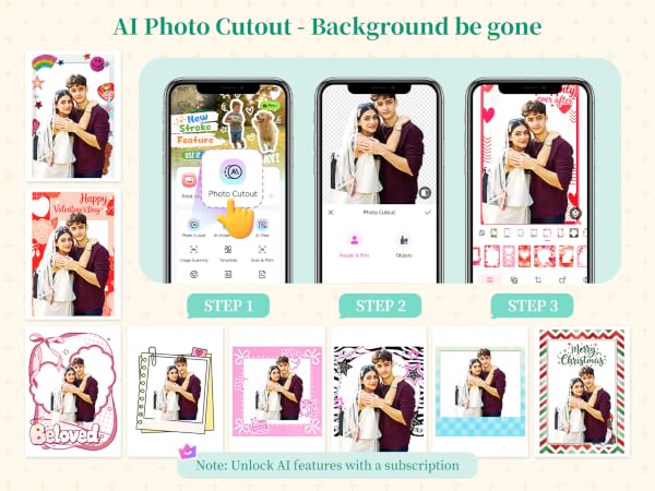 Memoking Mini Sticker Printer T02 Thermal Printer Portable Bluetooth Photo Printer