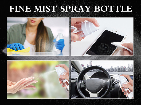 clear spray bottle