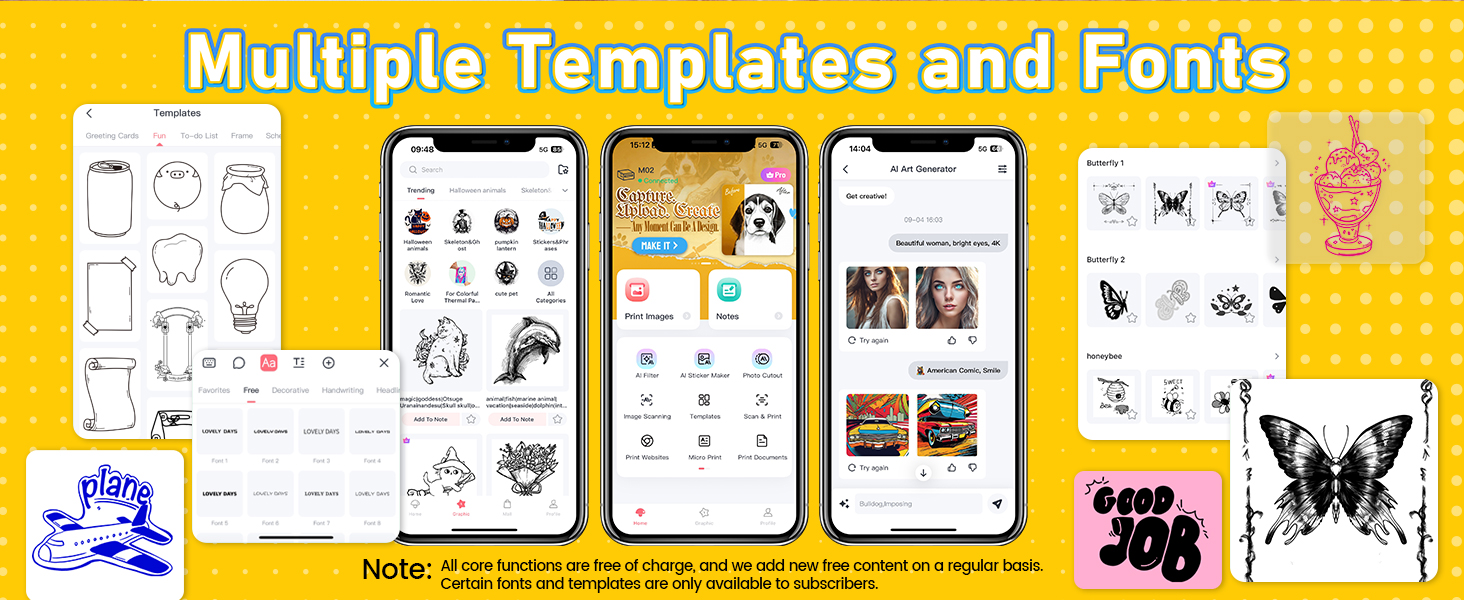 mini printer sticker maker