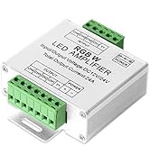 BTF-LIGHTING Single Color CCT RGB RGBW LED Strip 4 Channel Signal Amplifier Controller Work with ...
