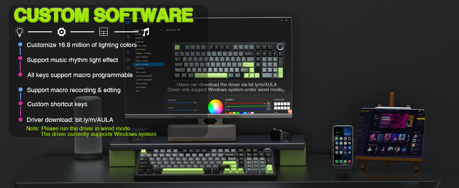 wireless mechanical keyboard creamy sound mechanical keyboard with numpad gaming keyboard