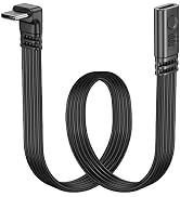 LANMINGLEL Short 90 Degree USB Type C 2.0 Flat Cable,PD 65W USB C 2.0 Fast Charge Cord,Data & Fas...