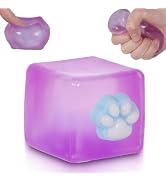 Puffwize Cat Paw Ice Cube Squishy, Medium 5CM(1.98 Inch) Stress Cube Squishy Toy, Soft Slow Risin...