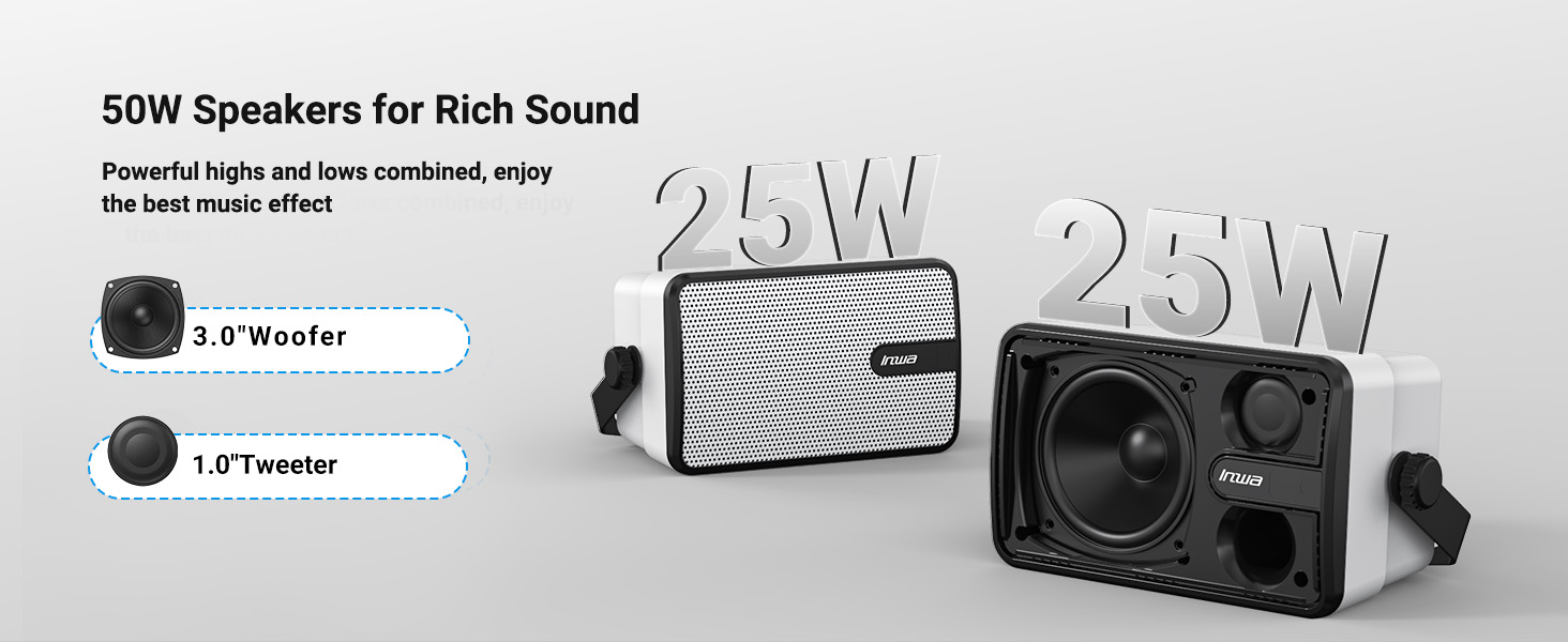 a speaker with a speaker and a speaker on a white background.