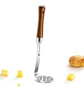 Potato Masher, Mashed Potato Masher, Heavy Duty Stainless Steel Integrated Masher Kitchen Tool Wi...