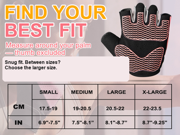 Sunnex workout gloves available colors
