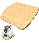 Stable Wooden Sliding Board - Tailored for Thermomix TM5 & TM6 (35 × 30 cm) - Convenient Handles ...