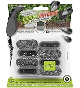 Slipstick GorillaOutdoor Berber Furniture Feet Pads with Clear Sleeve Sock (8 Pack) Weatherproof ...