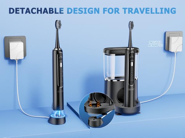 Electric Toothbrush with Water Flosser