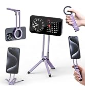 ULANZI MA30 Magnetic Phone Tripod Stand for iPhone, Aluminium Maglock Smartphone Mini Tripod Pock...