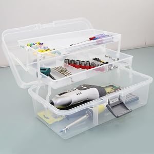 Plastic Craft Organizer Box