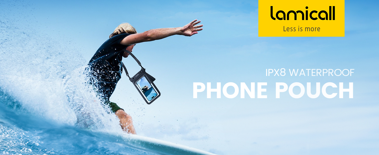 waterproof phone pouch
