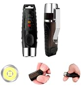 TUNENGE S12Plus Keychain Flashlight,610 High Lumen EDC Pocket Flashlight,USB C Rechargeable Mini ...