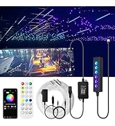 AKEPO 3.2W Mini Size 6-Hole RGB Colorful Star Chasing Fiber Optic Light Kit, 9.8ft 360pcs*0.75mm/...