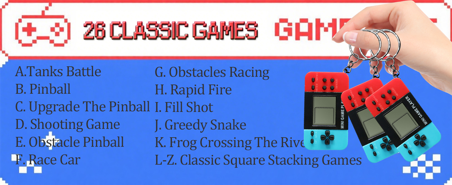 Arcade Video Game Keychain