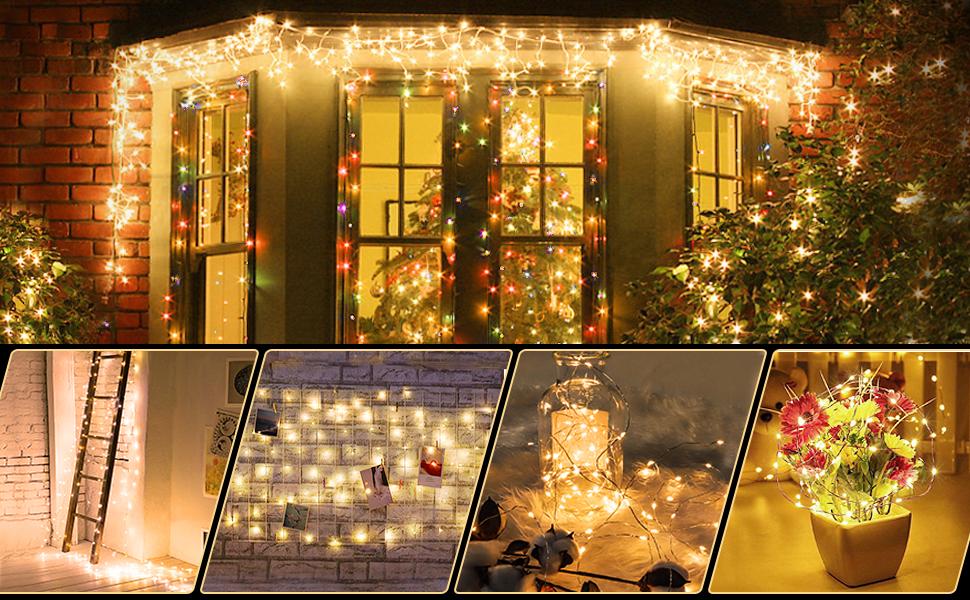 battery led lights string lights battery powered enchanted forest decorations