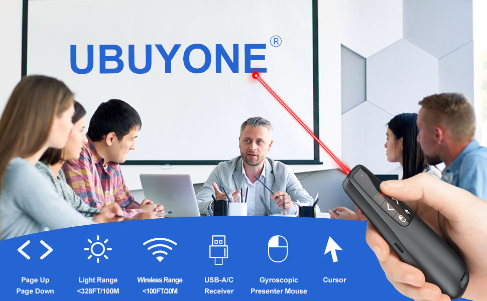 presentation clicker with air mouse