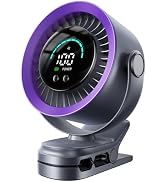 KIMMOO Portable Clip on Fan, 100-Speed Rechargeable USB Fan with LED Display, 360° Rotation & Str...