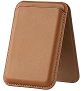 HUEYTON 2-in-1 Magnetic Card Holder Stand for iPhone 16/15/14/13/12 Series,Ultra-Thin Magnetic Ca...