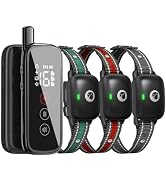 Heaflex Dog Training Collar 3 Dogs, Dog Shock Collar with Remote - 2600Ft Range, Rechargeable Wat...