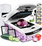 Fullstar The Original Pro Chopper - Vegetable Chopper and Spiralizer, Food Chopper with Container...