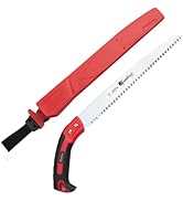 EZ Kut Kamikaze Straight Blade Pruning Saw – 18" Heavy Duty SK5 Carbon Steel – Japanese Pull-Cut ...