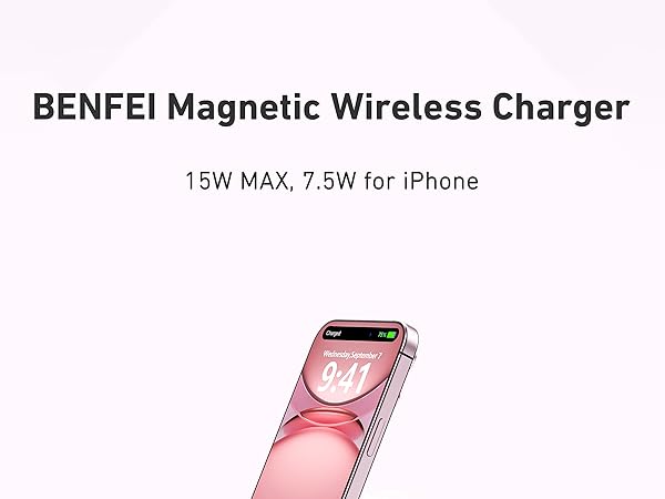 BENFEI Magnetic Wireless Charger 15w