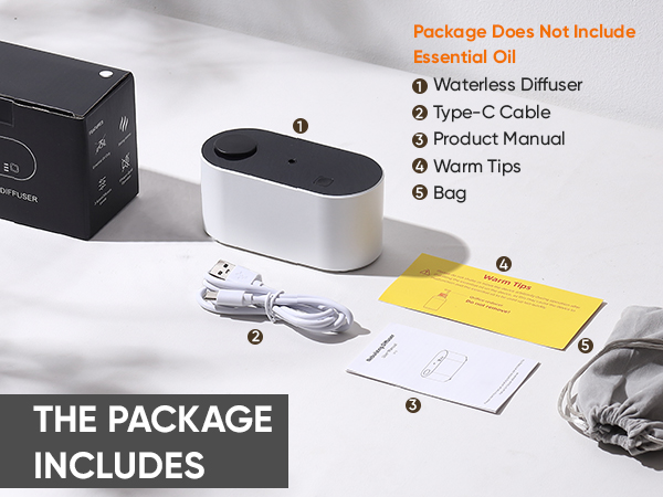 Waterless Diffuser for Essential Oil