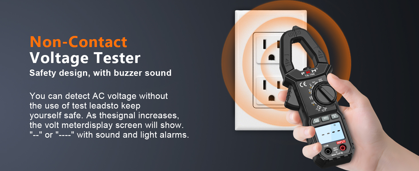 digital clamp meter multimeter,non-contact voltage tester