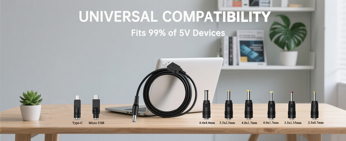 Fits 99% of 5V Devices