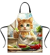 THISFIND Funny Apron for Men Women Baking Gardening Sewing BBQ Waterproof Cute Gifts