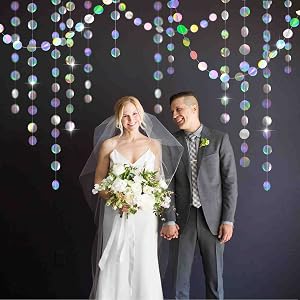 Iridescent Holographic Circle Dot