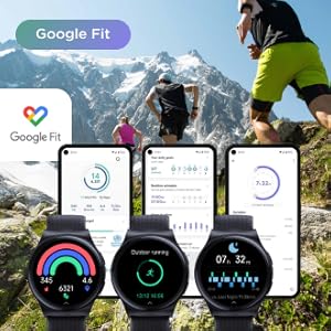 smart watch with google fit