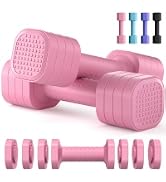Adjustable dumbbell set of 2 adjustable weights dumbbells set free weights dumbbells set for women