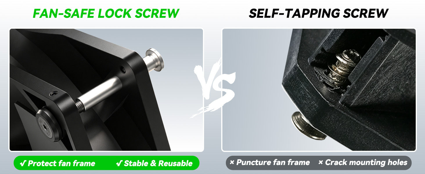 pc fan lock screw